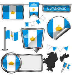 Flag Ulyanovsk Russia