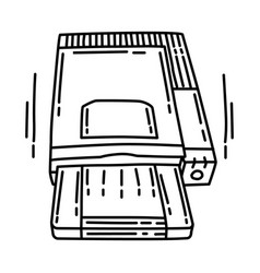 Zip Drive Icon Doodle Hand Drawn Or Outline Icon