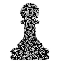 Chess Pawn Recursive Icon Collage Of Self Items