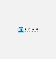 Bank Mortgage Linear Style Logo Design