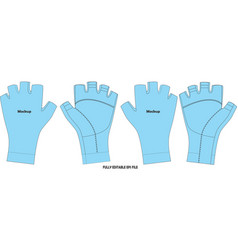 Cycling Gloves Mockup