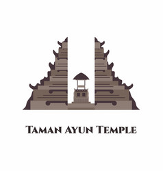 Pura Taman Ayun Temple In Bali Indonesia One