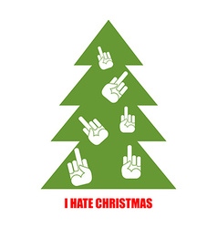 I Hate Christmas Christmas Tree For Bad Children