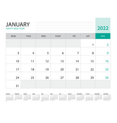 January 2022-calendar 2022 Template