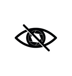 No Eye Icon Avoid Eye Contact