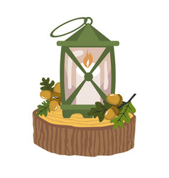 Oak Sawn Lantern