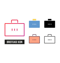 Briefcase Icon Set