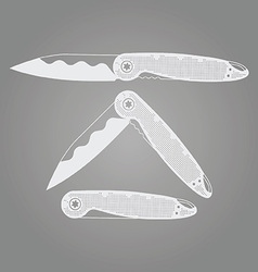 Clipart - Folding Pocket Knives