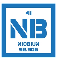 Niobium Chemical Element