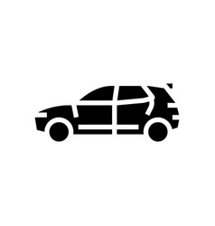 Suv Car Glyph Icon