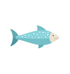 Cat Fish Food Icon Flat Dry Feed