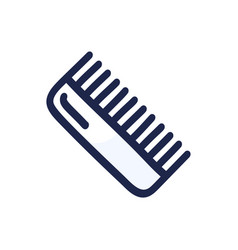 Simple Outline Doodle Parting Hair Comb Icon