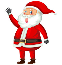 Santa Claus Waving His Hand