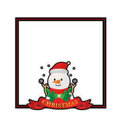 Christmas Square Frame Design