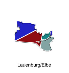 Lauenburg Elbe City Of Germany Map