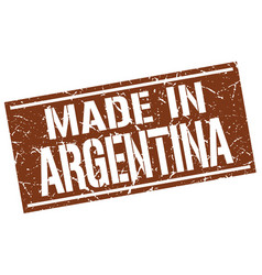 Made In Argentina Stamp