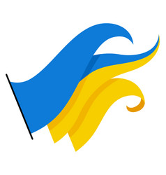 Ukrainian Flag Ukraine Flag On White Background