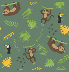 Children Animal Seamless Pattern