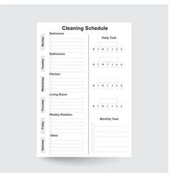 Cleaning Schedule