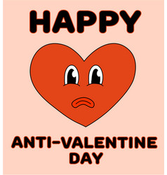 Anti Valentine Day Card Heart Sad Y2k Groovy