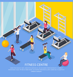 Isometric Women Fitness Background