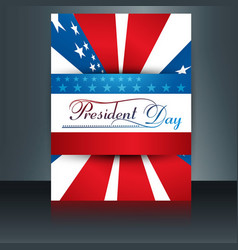 Presidents Day Brochure Design