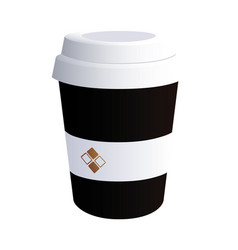 Coffee Cup Black With Corporate Designs