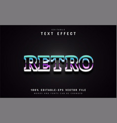 Retro Outline Text Effect