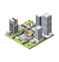 Baseball Field Top View Isometric