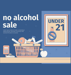 No Alcohol Sale Background