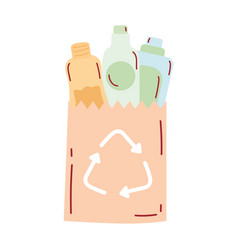 Recycling Symbol On Plastic Bottle