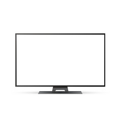 Smart Tv Mockup Blank Television Screen