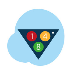 Isolated Group Of Billiard Balls Icon