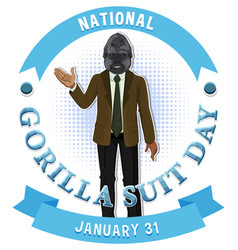 National Gorilla Suit Day Banner