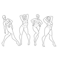 Plus Size Fashion Figure Templates