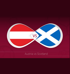 Austria Vs Scotland In Football Competition Group