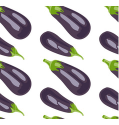 Whole Purple Eggplant Isolated