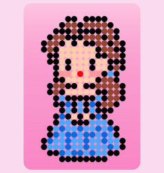 A Princess In Of Pixel Art 8 Bit