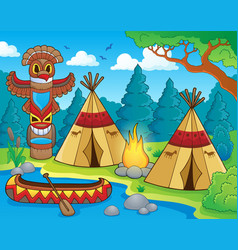 Native American Campsite Theme Image 1