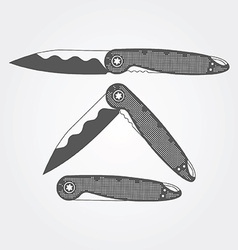 Clipart - Folding Pocket Knives