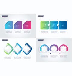 Gradient Minimalistic Infographic Templates