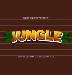 Jungle Text Effect Modern Style