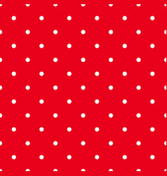 Red Polka Dot Seamless Pattern