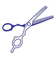 Simple Hair Cutting Scissor Filled Stroke