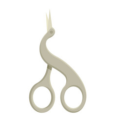 Eyebrow Correction Scissors Icon Cartoon