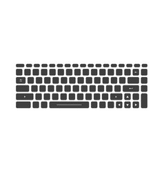 Black Keyboard Keys Isolated