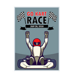 Go Kart Race Poster