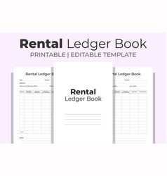 Rental Ledger Book Kdp Interior