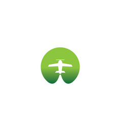 Small Plane Travel Agency Logo Design Idea