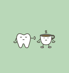 Tooth Say No To Coffee To Prevent Yellow Teeth